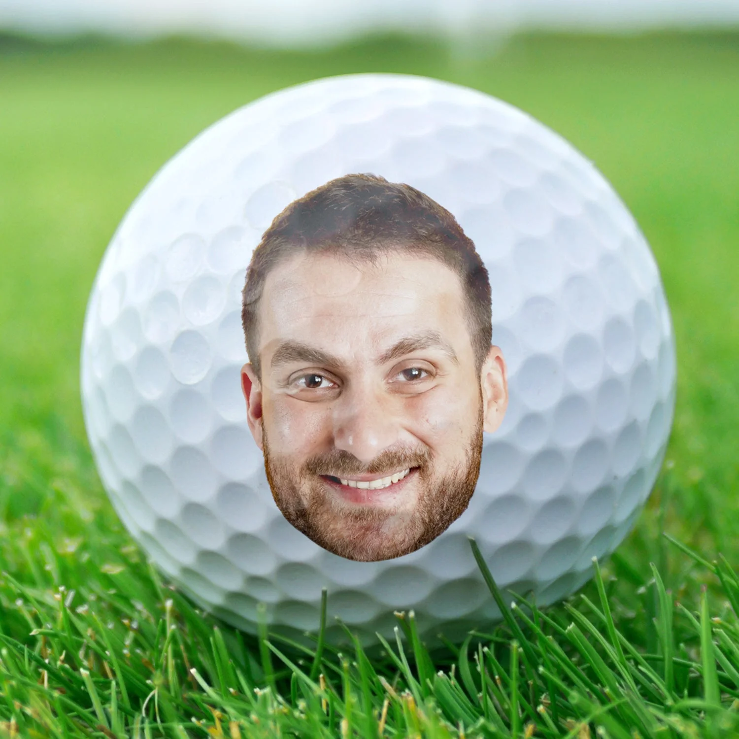 Custom Photo If Found Please Hit Better - Gift For Dad, Father, Grandpa, Golfer, Golf Lover - Personalized Golf Ball - Image 3